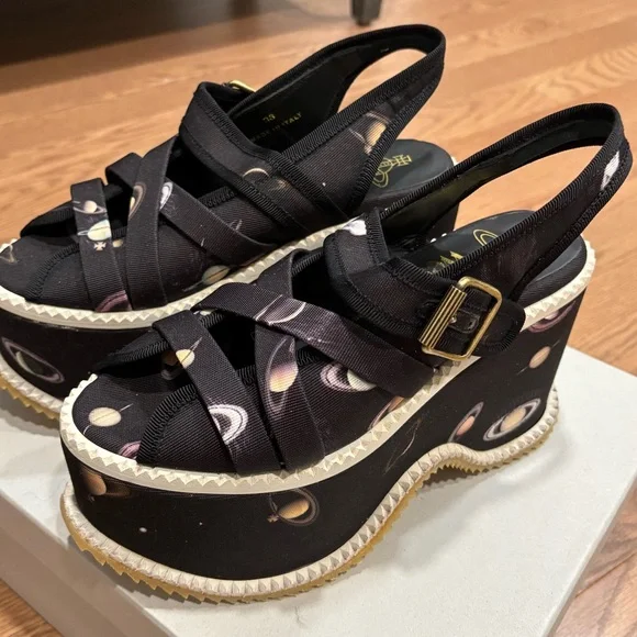Vivienne Westwood Planet Platform Sandals - Picture 3 of 5